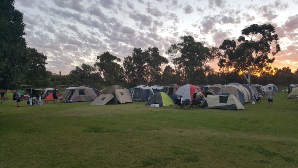 Dads and Kids Camp Out